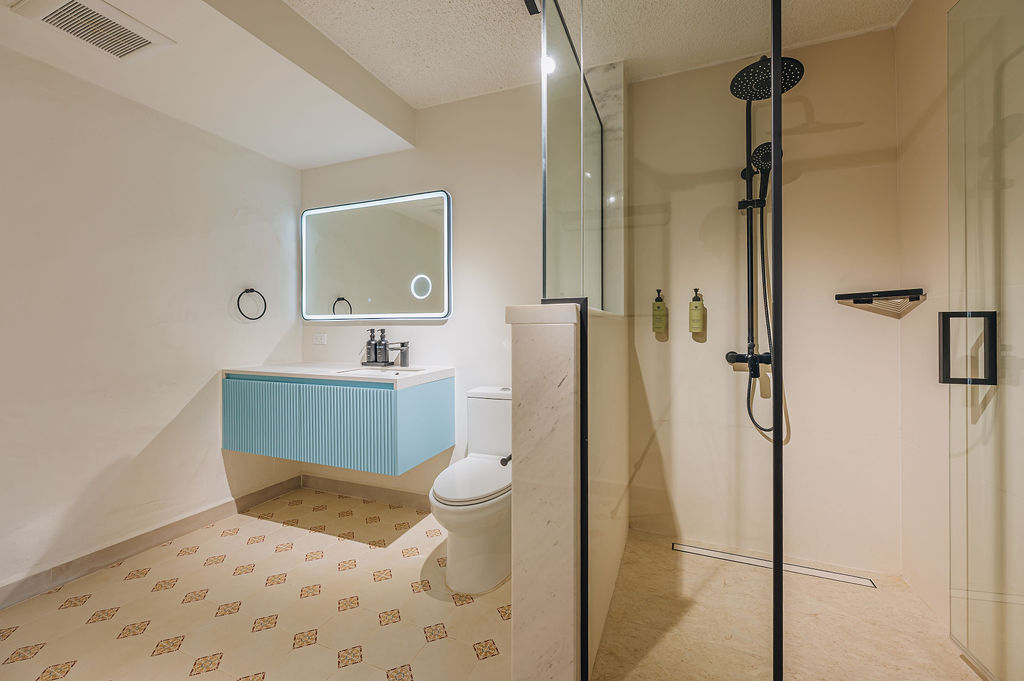 Bougainvillea · Bathrooms