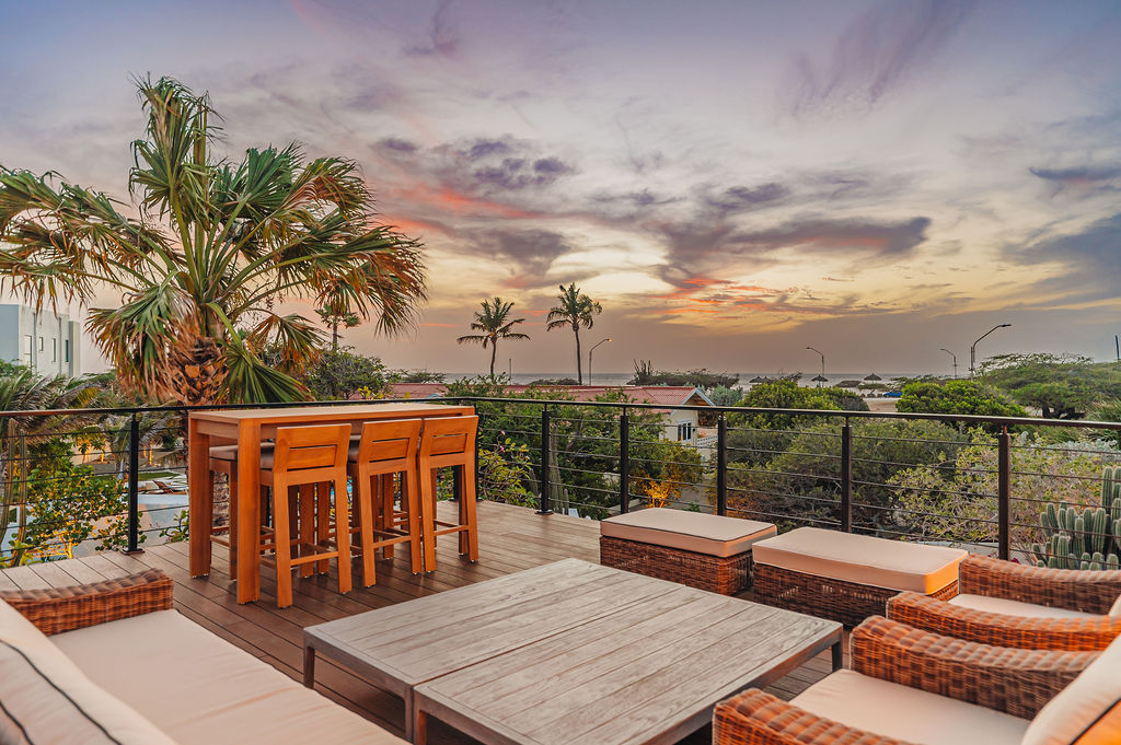 Bougainvillea · Rooftop sunset deck